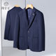 西服男士 商务休闲单西潮 纯绵羊毛春秋简约单排扣外套羊毛西服韩版