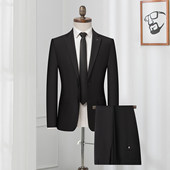 西装 套装 男士 新郎西服两件套装 西裤 结婚礼服商务正装 男 西服