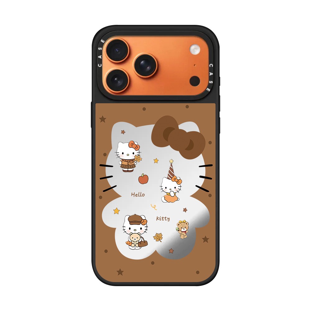 【韩国】联名黑皮Hellokitty豹纹KT猫iPhone18promax手机壳适用苹果17pro卡通16可爱15Air磁吸14防摔13保护套