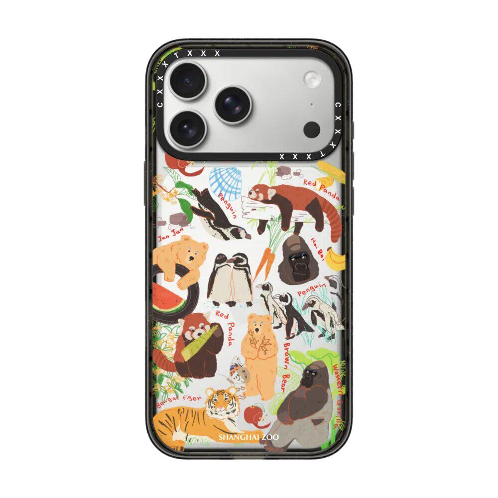 【韩国】明星同款上海动物园适用iPhone17Promax苹果16Pro壳15潮牌14Pro防摔套13个性12Promax防摔磁吸硬壳