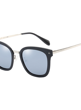 花雨伞圆脸大框时尚风同款眼镜