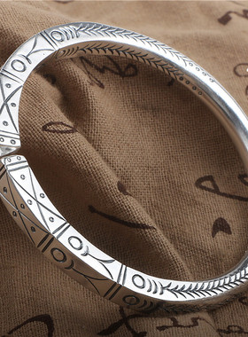 鱼股手镯云南民族风鱼骨年年有余