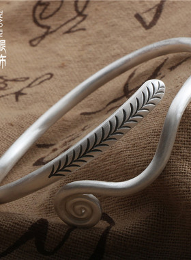 甜美风蛇形礼物银饰手镯