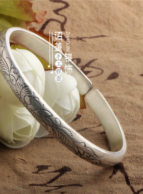 雕花经典民族风闺蜜女友银镯子