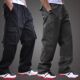 裤 运动加肥加大男裤 男春秋冬厚款 子男士 工装 大码 直筒宽松裤 休闲裤