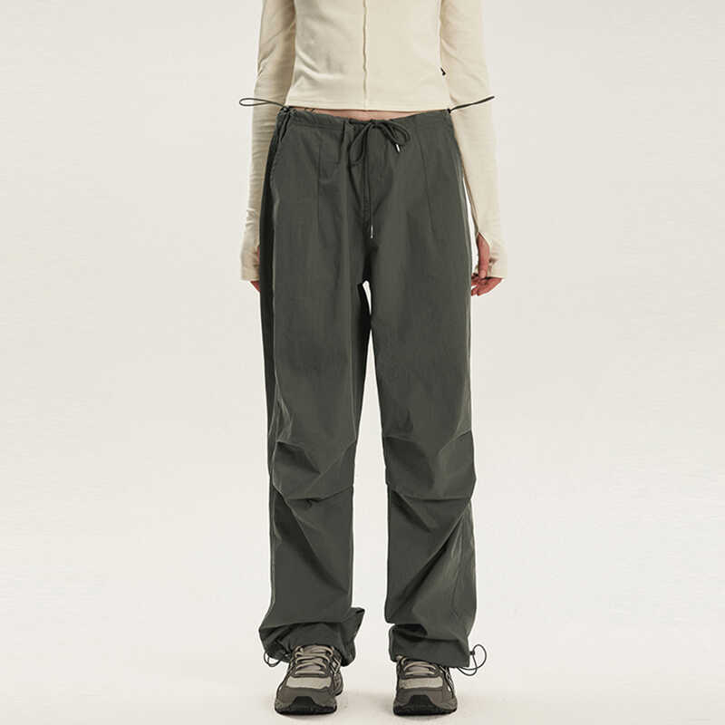 口袋工装裤男女款户外降落伞裤