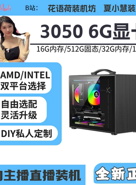 小慧小荷/影驰3050 6G显卡/5600/13100F/12400F ITX主机