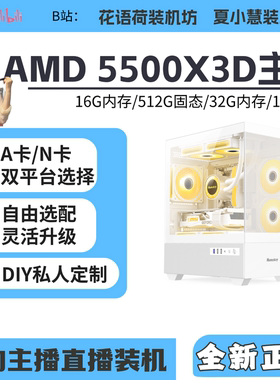 5500X3D/6500XT/6600M/7650GRE /5050 8G/5060 8G/5060TI显卡主机