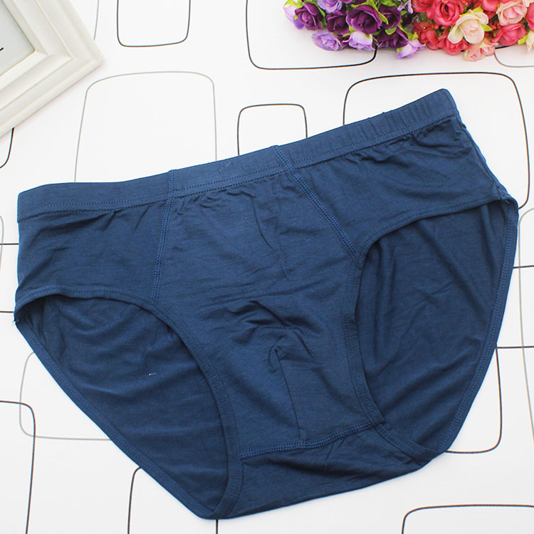 男士内裤三角裤纯棉中腰U凸运动短裤头内裤衩透气大码 轩帝曼