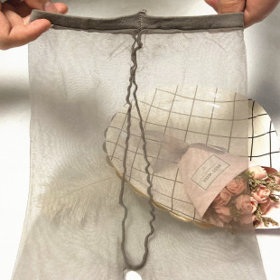 4双0D丝袜夏季超薄一线裆烟灰色丝袜女超薄款性感连裤袜脚尖透明