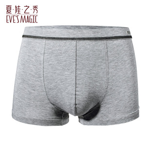 夏娃之秀新品男士简约凹凸四角短裤舒适透气平角内裤K2027