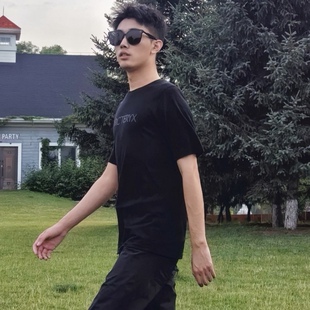 Arcteryx始祖鸟 Ionia Merino Wool Arc'word Logo SS短袖T恤男款