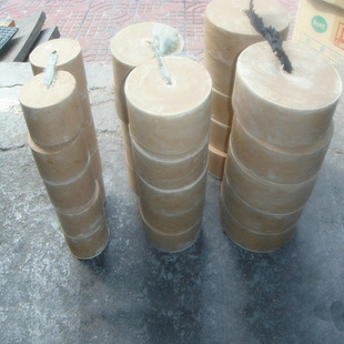 冲床配件模具进口好进料的橡皮垫黄色好橡皮块圆饼空心橡胶软垫片