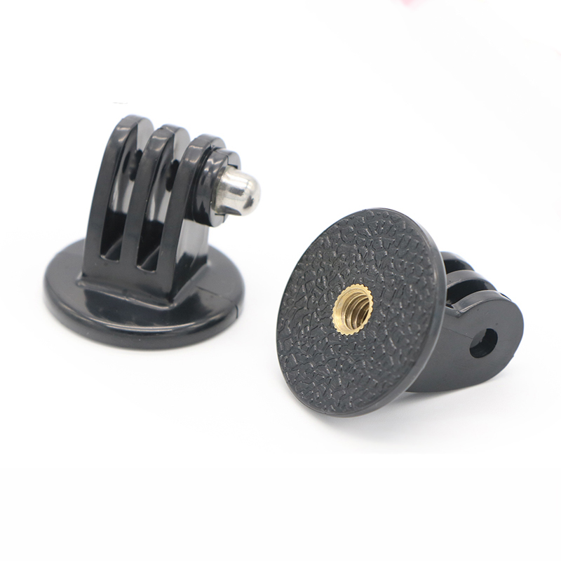 运动相机自拍杆三脚架1/4转接头