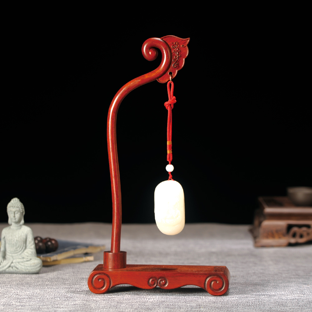 展示架红木吊玉架首饰架