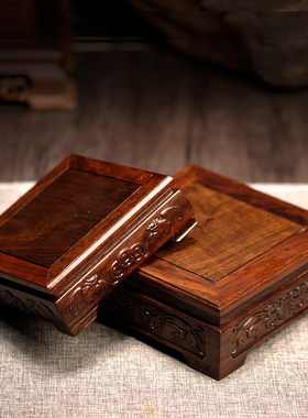 实木底座方形摆件底座花瓶奇石头摆件底座紫砂壶实木托架佛像底座