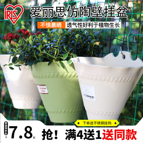 爱丽思壁挂花盆 买就送挂钩