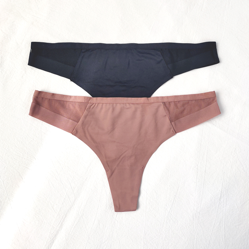 一片式冰丝低腰性感女无痕丁字裤