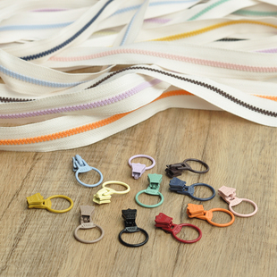 装 3号码 树脂拉链 圆环拉头 手工DIY适用 正品 可组合双开拉链 YKK