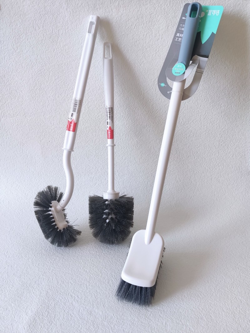 宜可洁马桶刷圆头刷长把刷刷地