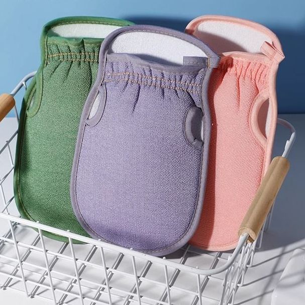 搓澡巾家用女士强力一搓下泥宿舍后背男粗砂海绵布手套