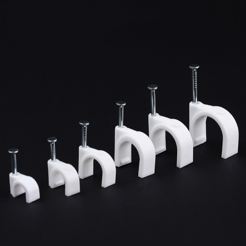 电线固定器网线走线线路固定卡扣墙壁钢钉线卡子夹墙上理线器