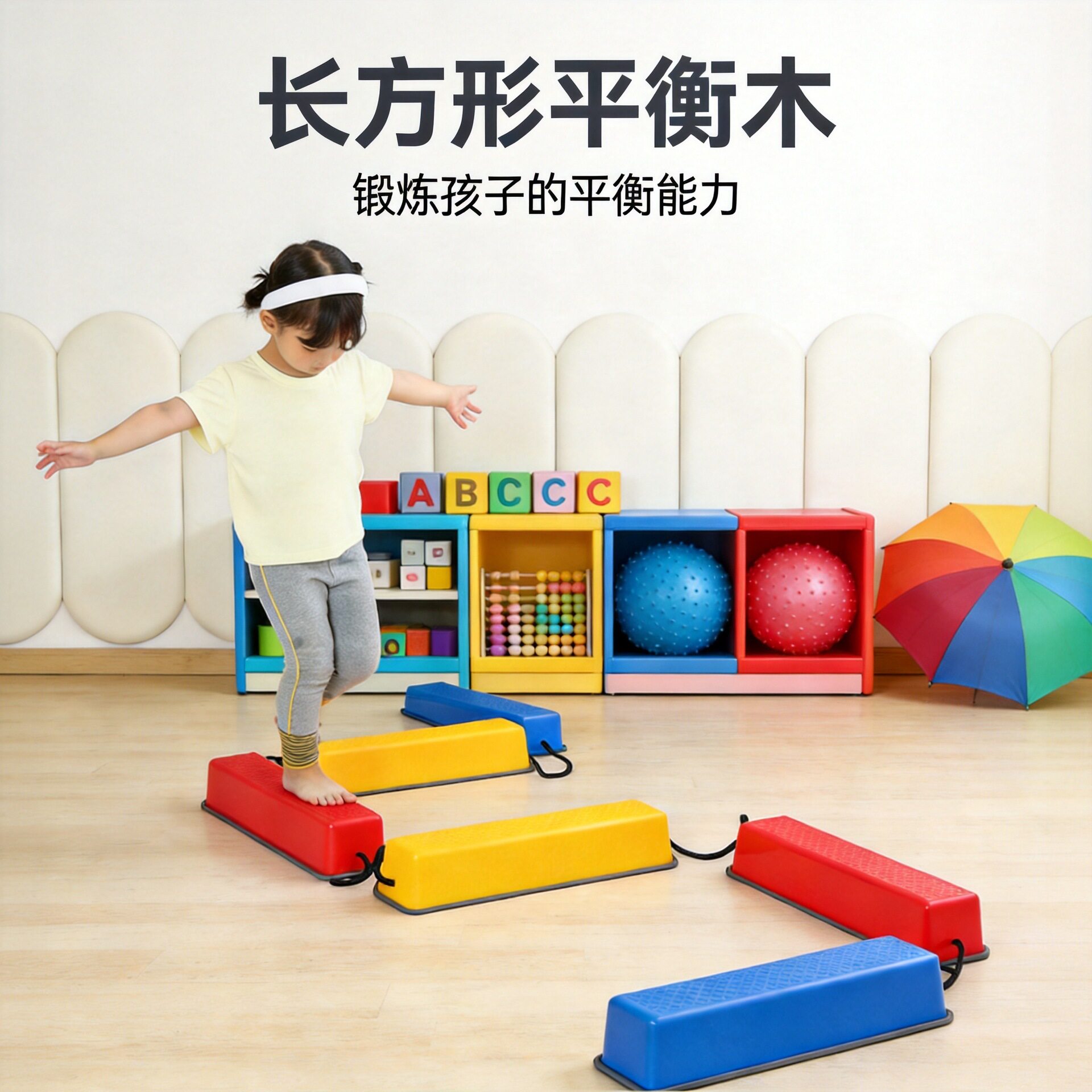 感统器材儿童身体协调平衡过河石