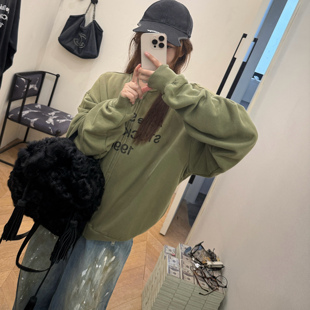 ZZING虾 2025年秋季新款1996字母印花做旧褪色棒球领拉链卫衣外套