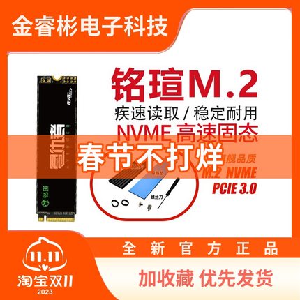 MAXSUN/铭瑄128G/256G/512G笔记本台式机M.2 NVME高速固态硬盘SSD