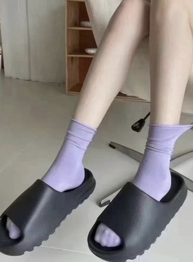 adidas YEEZY Slides 黑色运动拖鞋HQ6448