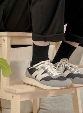 New Balance NB 237 复古舒适织物二层牛皮减震防滑耐磨低帮休闲