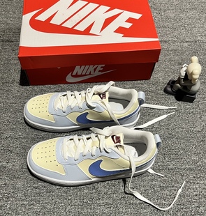 Nike Court Borough 2时尚复古减震耐磨运动休闲鞋北卡蓝