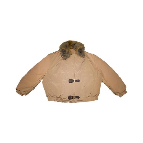 【U.M】城市探险家獭兔兔毛冲锋派克羊羔毛领皮草两面穿