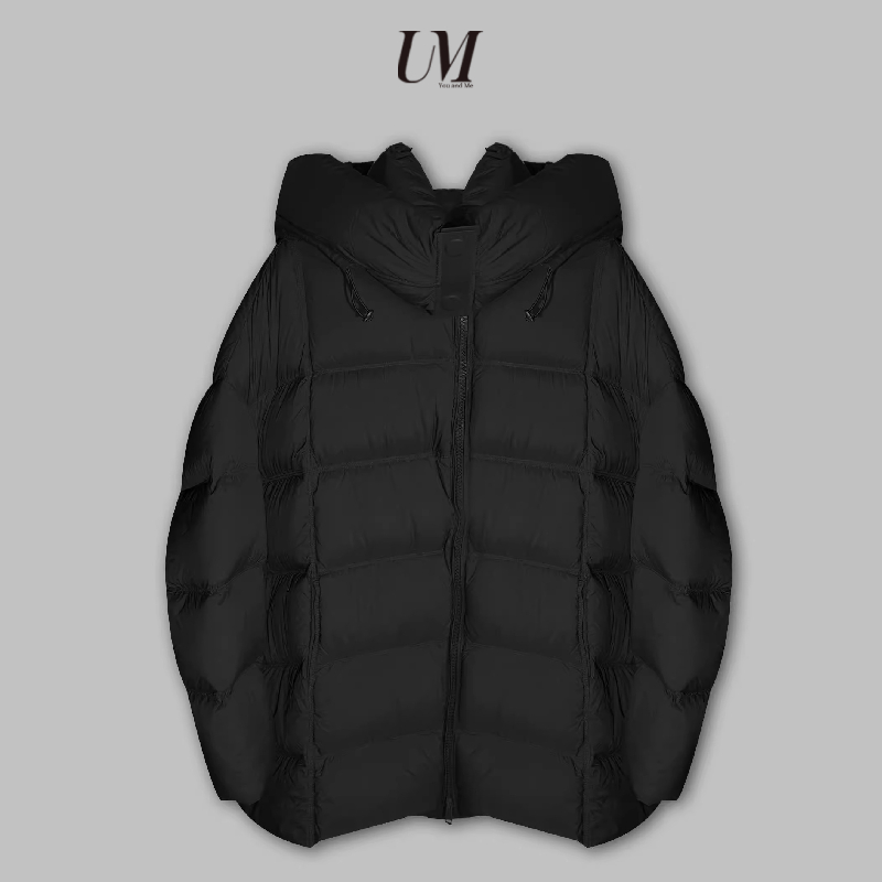 泡芙超软新款加厚立领连帽羽绒服