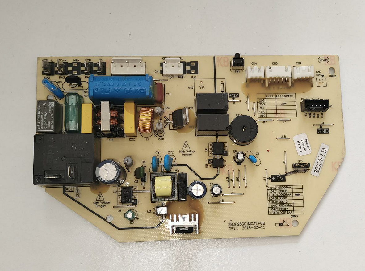 适用中松杨子东宝夏立夏宝韩电空调电脑板主板XBDP26G01M031.PCB