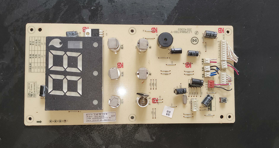 适用志高柜机空调LC258bxT00-Y显示板ZLAB-58-C3D1M 操作板显示屏