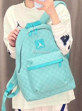 Jordan乔丹男女大容量经典休闲运动老花拉链开合双肩包书包FJ6784