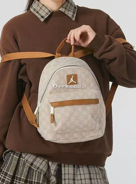 Jordan迷你mini款儿童满印花老花聚酯纤维双肩背包FJ9679-010-113