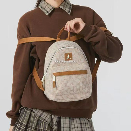 Jordan迷你老花双肩背包