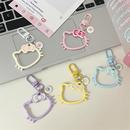 大号kt镂空小猫爪挂件可爱卡通少女心甜美背包钥匙扣情侣闺蜜礼物