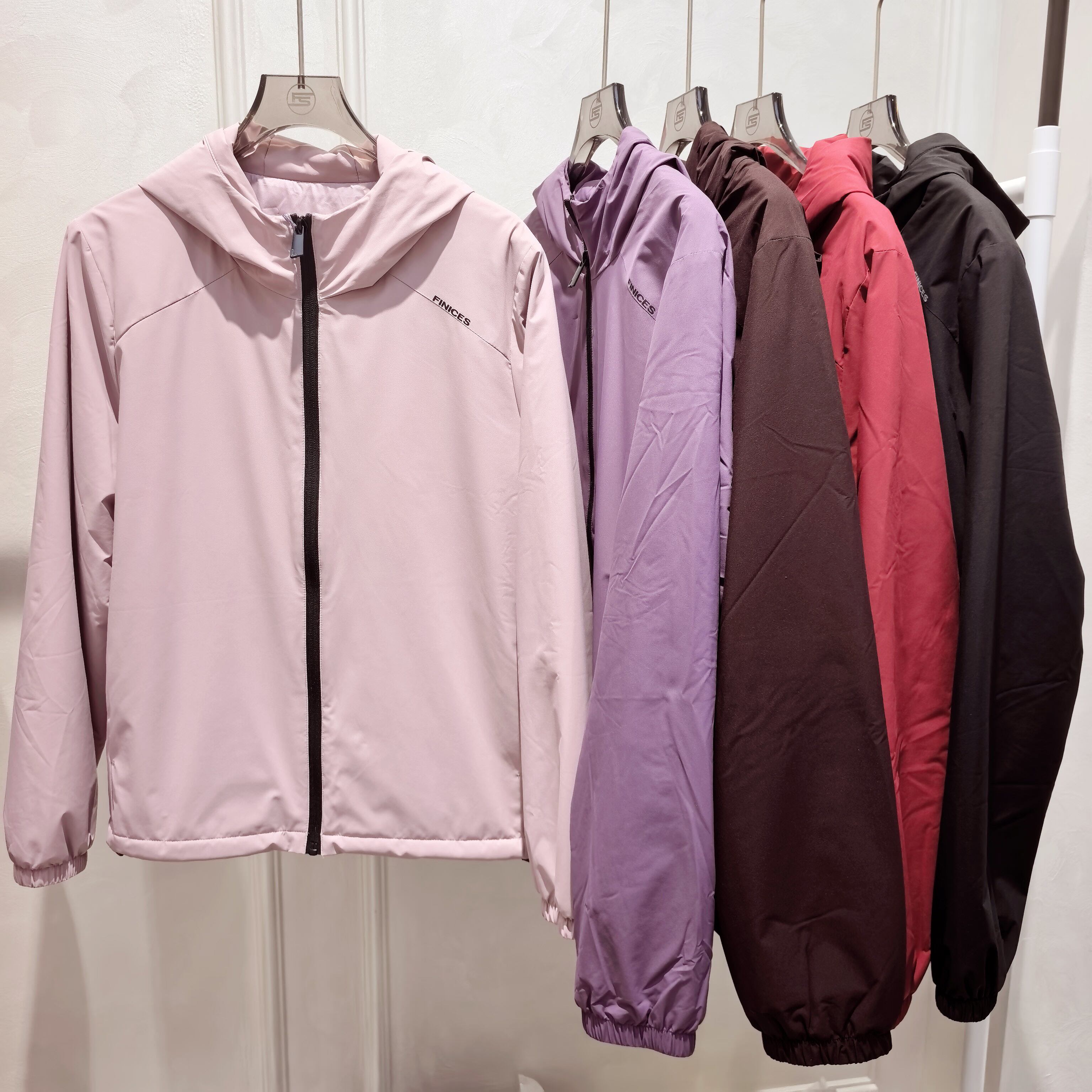 专柜正品8105女款轻量连帽休闲外套拉链绵羊毛保暖防风户外棉服