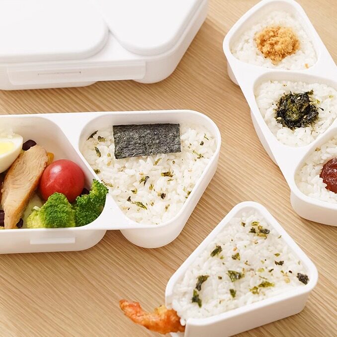 DIY寿司饭团模具整套卡扣儿童便当辅食工具便携海苔饭团三角模具