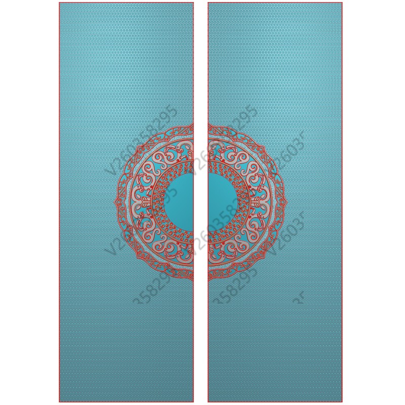 防爆门精雕图 铝雕门 灰度图 铜铝 底纹纹理 雕刻图JDP 5.21