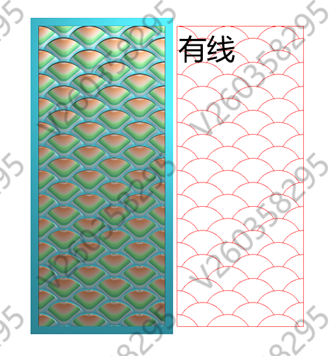 鱼鳞鳞片纹理精雕图 灰度图 底纹 雕刻图jdp