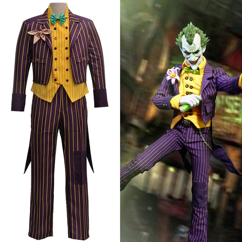 蝙蝠侠Batman阿卡姆疯人院阿甘小丑男装cosplay日常化装舞会表演