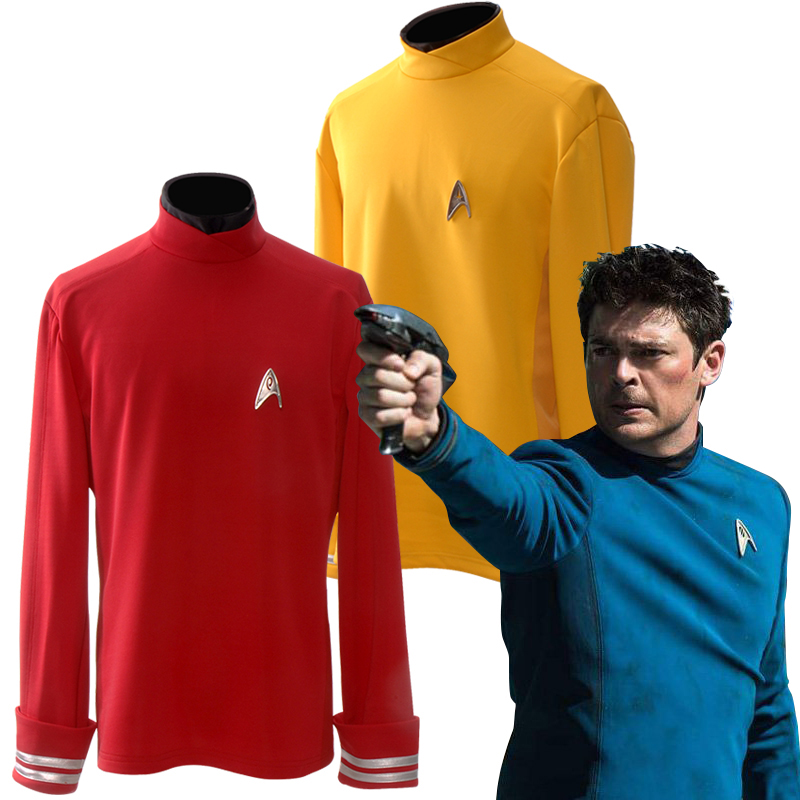 星际迷航超越星辰斯波克Spock苏鲁麦考伊cosplay男日常制服装上衣