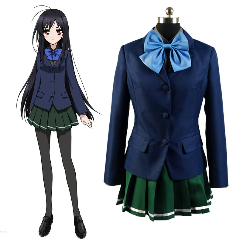 加速世界 黑雪姬 黑雪公主 梅乡中学女生制服 日常cosplay服装