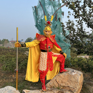 齐鲁唛娇孙悟空演出服装全套齐天大圣美猴王舞台直播表演衣服道具