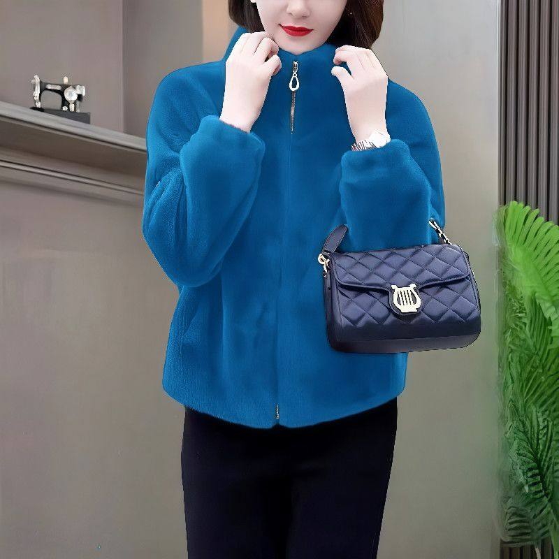 今年爆火外套爆款年轻妈妈高档冬装洋气立领短款皮草保暖百搭上衣,女装/女士精品,中老年女装,淘宝优惠券,粉丝福利购,淘宝优惠卷