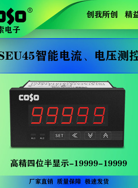 CSEU45高精度四位半电流表 电压报警表 交流真有效值测量仪表